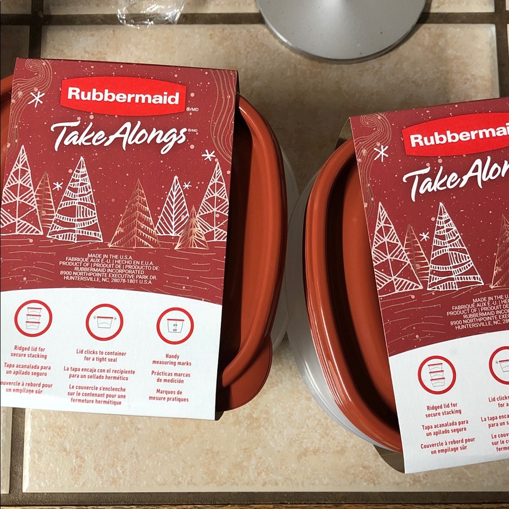 2 take Alongs by Rubbermaid containers
You get 2 packs